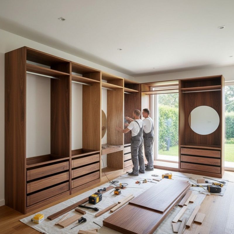 Custom Bookshelves Installation in Fairfax, VA